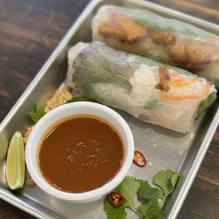 A4. SPRING ROLLS - TOFU (goi cuon dau hu)