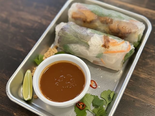 A4. SPRING ROLLS - TOFU (goi cuon dau hu).